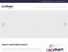 Tablet Screenshot of northern-group.co.uk